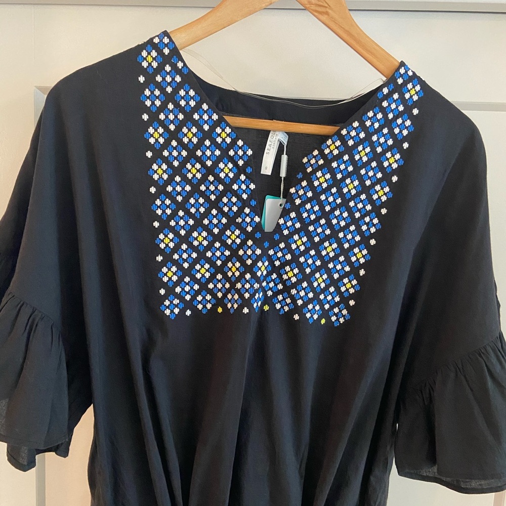 Seafolly- Embroidered Kaftan ☀️